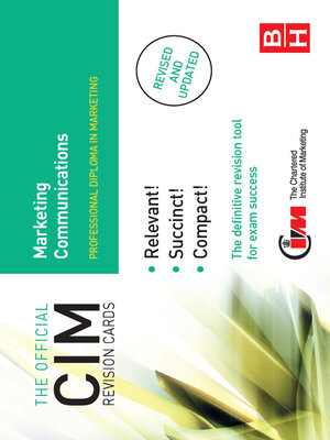 cover image of CIM Revision Cards Marketing Communications